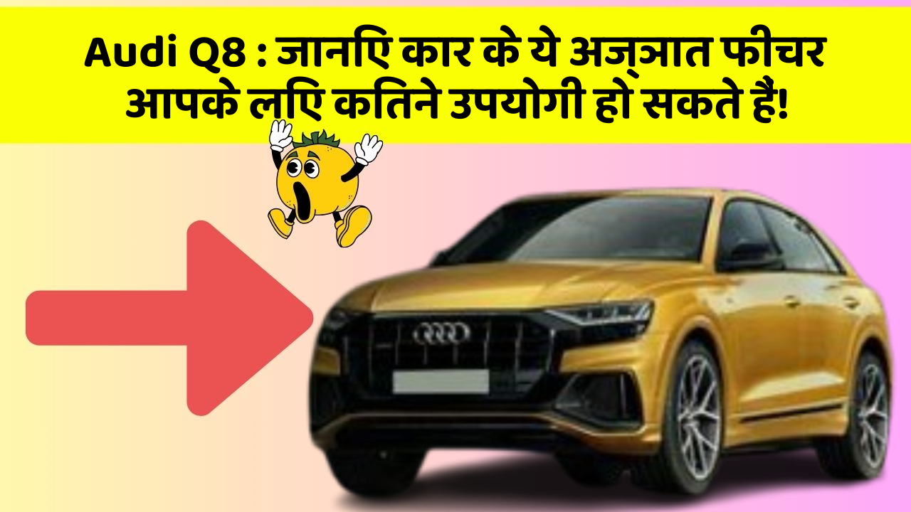 Audi Q8: जानिए कार के ये अज्ञात फीचर आपके लिए कितने उपयोगी हो सकते हैं!