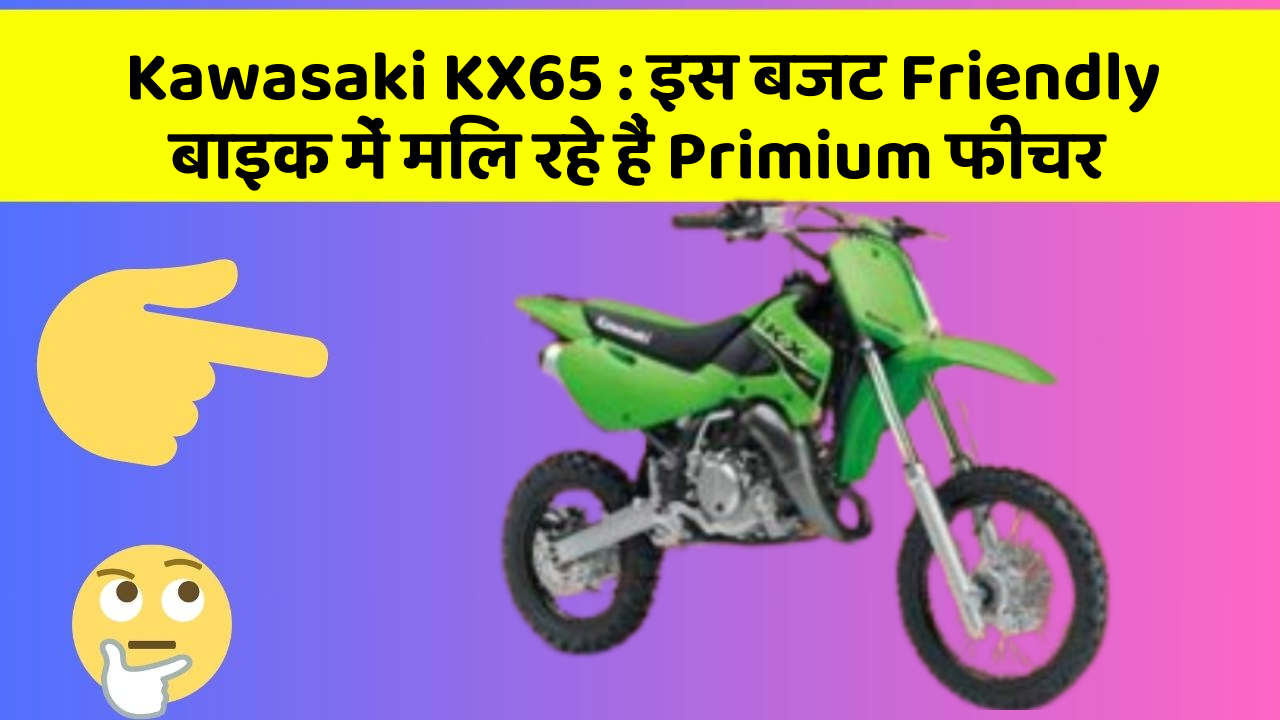 Kawasaki KX65: इस बजट Friendly बाइक में मिल रहे हैं Primium फीचर